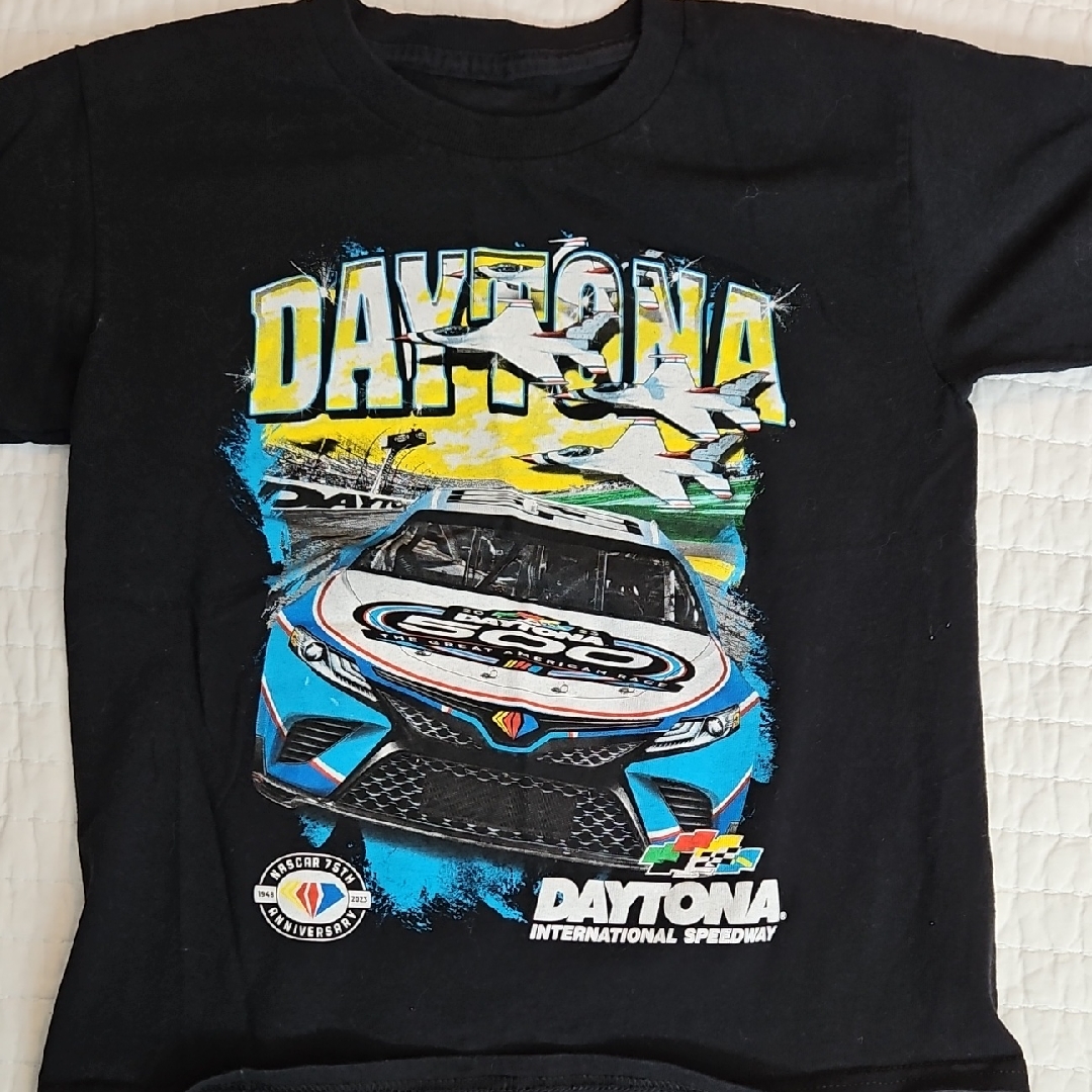 Daytona Kids Black Graphic TShirt